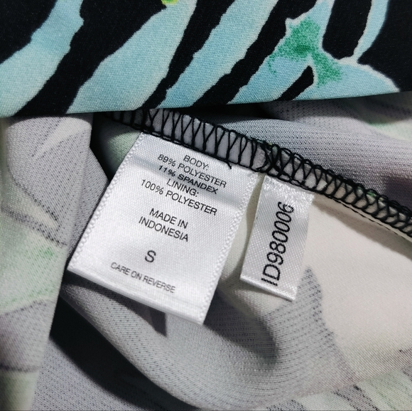 🆕 New York Company black floral strapless romper size S - Picture 11 of 12